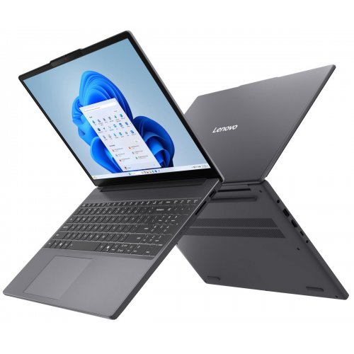 Купить Ноутбук Lenovo IdeaPad Slim 3 15IRU10 (83KD0016RA) Luna Grey - цена в Харькове, Киеве, Днепре, Одессе
в интернет-магазине Telemart фото
