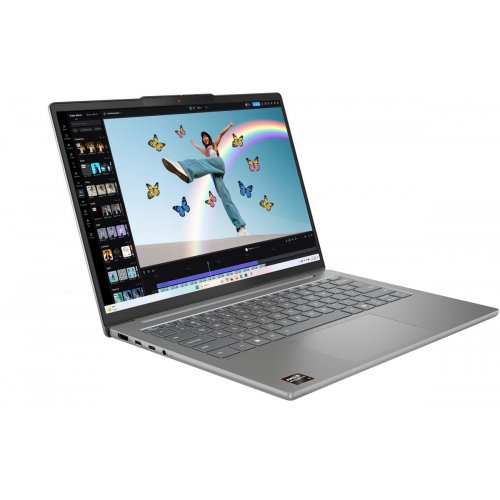 Купити Ноутбук Lenovo IdeaPad Slim 5 14ARP10 (83HT0037RA) Luna Grey - ціна в Києві, Львові, Вінниці, Хмельницькому, Франківську, Україні | інтернет-магазин TELEMART.UA фото