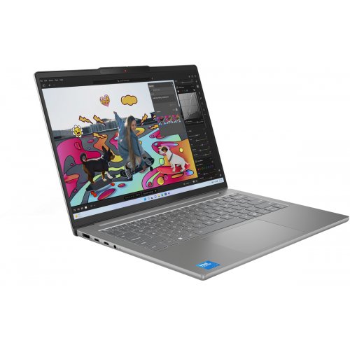 Купить Ноутбук Lenovo IdeaPad Slim 5 14IRH10 (83HR00AKRA) Luna Grey - цена в Харькове, Киеве, Днепре, Одессе
в интернет-магазине Telemart фото