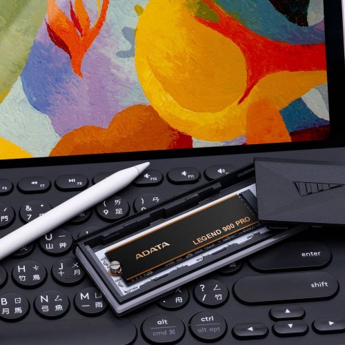 Купить SSD-диск ADATA Legend 900 Pro 3D NAND 1TB M.2 (2280 PCI-E) (SLEG-900P-1TCS) с проверкой совместимости: обзор, характеристики, цена в Киеве, Днепре, Одессе, Харькове, Украине | интернет-магазин TELEMART.UA фото
