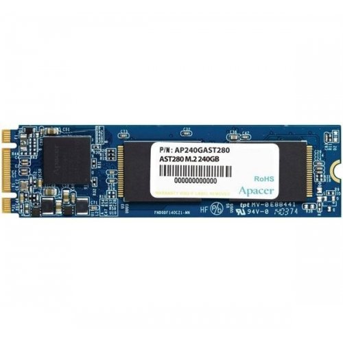 Ssd-диск Apacer AST280 TLC 240GB M.2 (2280 SATA) (AP240GAST280-1) (Відновлено продавцем, 790943) купити з перевіркою сумісності: огляд, характеристики, ціна у Києві, Львові, Вінниці, Хмельницькому, Івано-Франківську, Україні | інтернет-магазин TELEMART.UA фото