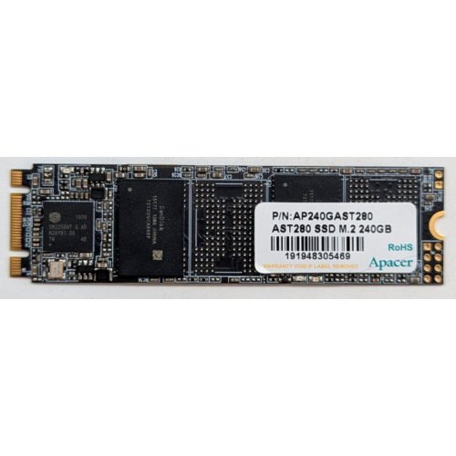 Ssd-диск Apacer AST280 TLC 240GB M.2 (2280 SATA) (AP240GAST280-1) (Відновлено продавцем, 790943) купити з перевіркою сумісності: огляд, характеристики, ціна у Києві, Львові, Вінниці, Хмельницькому, Івано-Франківську, Україні | інтернет-магазин TELEMART.UA фото