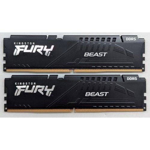 Купить Озу Kingston DDR5 16GB (2x8GB) 6000Mhz FURY Beast (KF560C36BBEK2-16) (Восстановлено продавцом, 790945) с проверкой совместимости: обзор, характеристики, цена в Киеве, Днепре, Одессе, Харькове, Украине | интернет-магазин TELEMART.UA фото