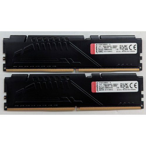 Купить Озу Kingston DDR5 16GB (2x8GB) 6000Mhz FURY Beast (KF560C36BBEK2-16) (Восстановлено продавцом, 790947) с проверкой совместимости: обзор, характеристики, цена в Киеве, Днепре, Одессе, Харькове, Украине | интернет-магазин TELEMART.UA фото