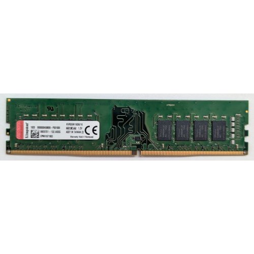 Озп Kingston DDR4 16GB 2666Mhz (KVR26N19D8/16) (Відновлено продавцем, 790950) купити з перевіркою сумісності: огляд, характеристики, ціна у Києві, Львові, Вінниці, Хмельницькому, Івано-Франківську, Україні | інтернет-магазин TELEMART.UA фото