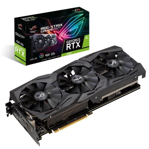 Відеокарта Asus ROG GeForce RTX 2060 STRIX 6144MB (ROG-STRIX-RTX2060-6G-GAMING) (Відновлено продавцем, 790957) купити з перевіркою сумісності: огляд, характеристики, ціна у Києві, Львові, Вінниці, Хмельницькому, Івано-Франківську, Україні | інтернет-магазин TELEMART.UA фото