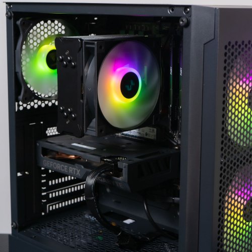 Купити Комп'ютер HEXO Gaming RTX5060 Pro+ (HGP-12400FN5060-32S1TBK) Black - ціна в Києві, Львові, Вінниці, Хмельницькому, Франківську, Україні | інтернет-магазин TELEMART.UA фото