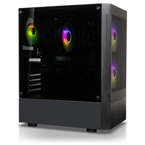 Купити Комп'ютер HEXO Gaming RTX5060 Pro+ (HGP-13400FN5060-32S1TBK) Black - ціна в Києві, Львові, Вінниці, Хмельницькому, Франківську, Україні | інтернет-магазин TELEMART.UA фото