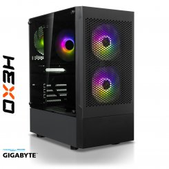 Комп'ютер HEXO Gaming RTX5060 Pro+ (HGP-14400FN5060-32S1TBK) Black / Intel Core i5-14400F (2.5-4.7 ГГц), 10 ядер / RTX 5060 / 32 ГБ (DDR4) / 1024 ГБ (SSD)