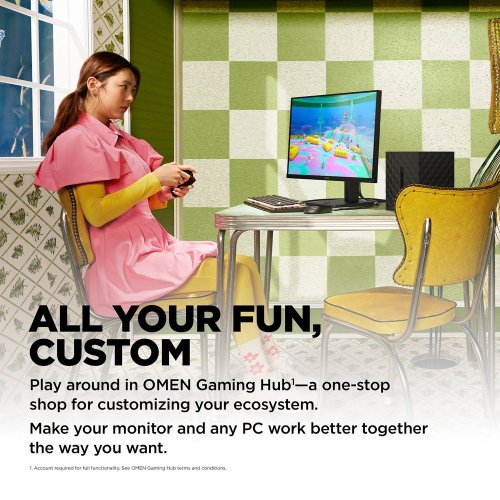 Купить Монитор HP 27" OMEN 27q (780H4AA) Black - цена в Харькове, Киеве, Днепре, Одессе
в интернет-магазине Telemart фото