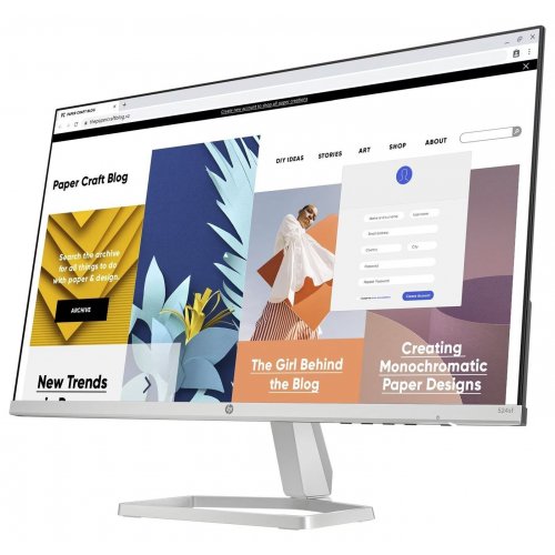 Купити Монітор HP 23.8" S5 524sf (94C17AA) Silver - ціна в Києві, Львові, Вінниці, Хмельницькому, Франківську, Україні | інтернет-магазин TELEMART.UA фото