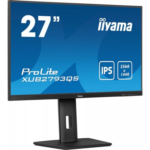 Купити Монітор Iiyama 27" ProLite XUB2793QS-B6 Black - ціна в Києві, Львові, Вінниці, Хмельницькому, Франківську, Україні | інтернет-магазин TELEMART.UA фото