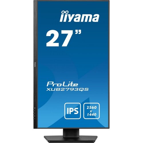 Купити Монітор Iiyama 27" ProLite XUB2793QS-B6 Black - ціна в Києві, Львові, Вінниці, Хмельницькому, Франківську, Україні | інтернет-магазин TELEMART.UA фото