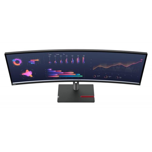 Купити Монітор Lenovo 49" ThinkVision P49w-30 (63DBRAT1UA) Black - ціна в Києві, Львові, Вінниці, Хмельницькому, Франківську, Україні | інтернет-магазин TELEMART.UA фото