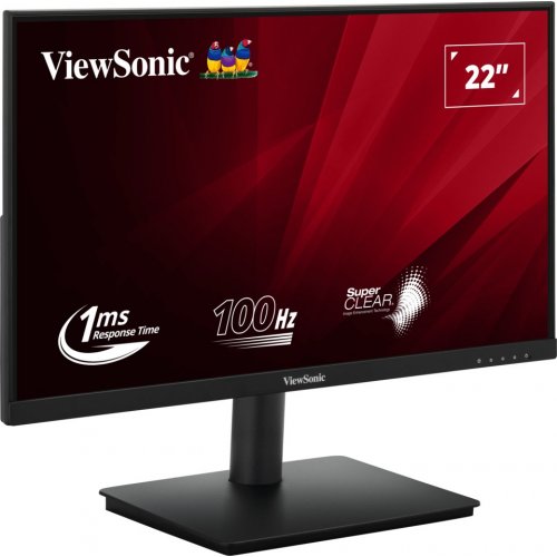 Купить Монитор ViewSonic 21.5" VA220-H Black - цена в Харькове, Киеве, Днепре, Одессе
в интернет-магазине Telemart фото