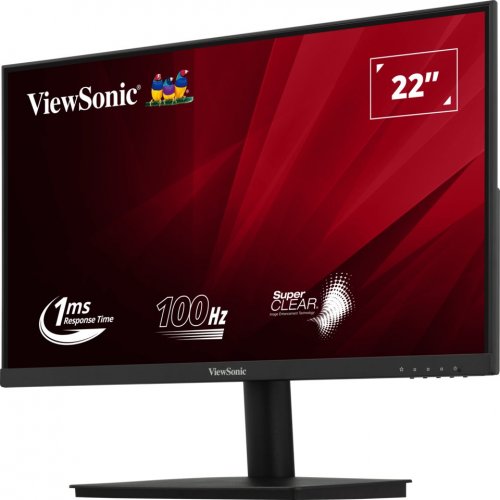 Купить Монитор ViewSonic 21.5" VA220-H Black - цена в Харькове, Киеве, Днепре, Одессе
в интернет-магазине Telemart фото