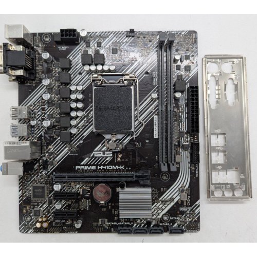 Материнська плата Asus PRIME H410M-K (s1200, Intel H410) (Відновлено продавцем, 791223) купити з перевіркою сумісності: огляд, характеристики, ціна у Києві, Львові, Вінниці, Хмельницькому, Івано-Франківську, Україні | інтернет-магазин TELEMART.UA фото