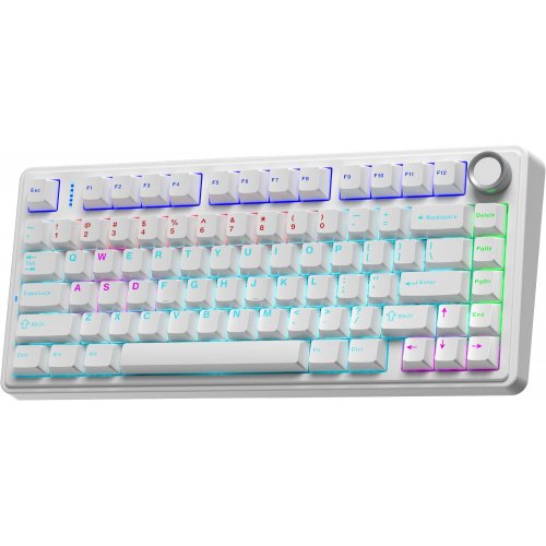 Купить Клавиатура AULA F75 KRGD Red USB (6948391203225) White - цена в Харькове, Киеве, Днепре, Одессе
в интернет-магазине Telemart фото