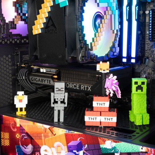 Купить Компьютер EVOLVE SpecialPart Minecraft Iron (EVSP-MI7500FN5060TI-D532S1TBK) Black - цена в Харькове, Киеве, Днепре, Одессе
в интернет-магазине Telemart фото