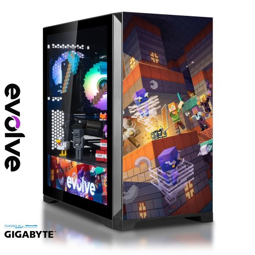 

EVOLVE SpecialPart Minecraft Iron (EVSP-MI7500FN5060TI-D532S1TBK) Black