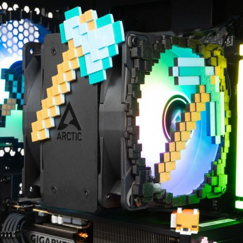 Комп'ютер EVOLVE SpecialPart Minecraft Iron (EVSP-MI7500FN5060TI-D532S1TBK) Black купити в Україні: Київ, Львів, Хмельницький, Тернопіль | Низька ціна, відгуки, характеристики від TELEMART фото