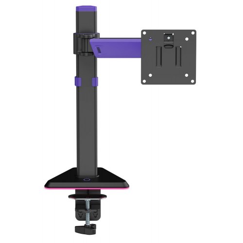 Купити Настільне кріплення для монітора GamePro MAG101 RGB 17-40" Black/Violet - ціна в Києві, Львові, Вінниці, Хмельницькому, Франківську, Україні | інтернет-магазин TELEMART.UA фото