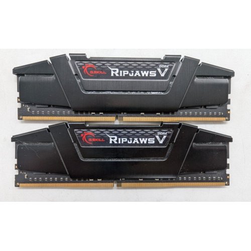 Озп G.Skill DDR4 16GB (2x8GB) 3200Mhz Ripjaws V (F4-3200C16D-16GVKB) (Відновлено продавцем, 791284) купити з перевіркою сумісності: огляд, характеристики, ціна у Києві, Львові, Вінниці, Хмельницькому, Івано-Франківську, Україні | інтернет-магазин TELEMART.UA фото