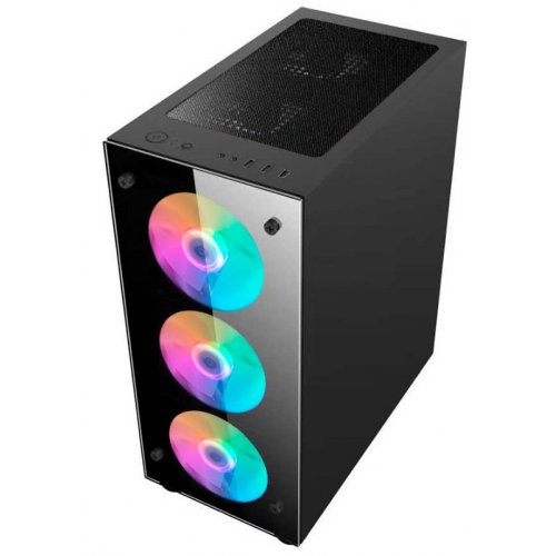 Корпус 1stPlayer V3-A-4G6 без БЖ Black (Відновлено продавцем, 791298) купити з перевіркою сумісності: огляд, характеристики, ціна у Києві, Львові, Вінниці, Хмельницькому, Івано-Франківську, Україні | інтернет-магазин TELEMART.UA фото