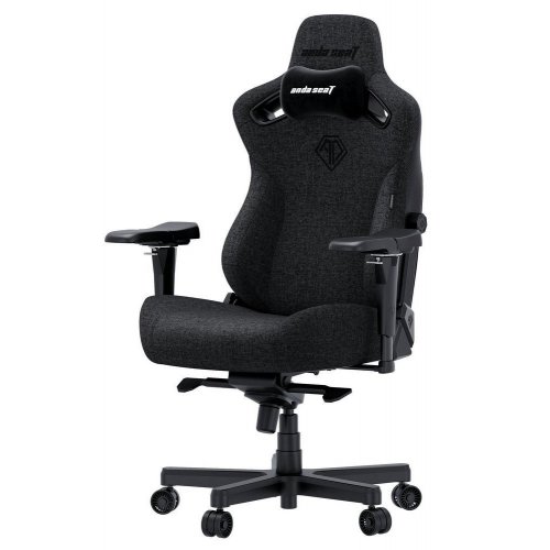 Ігрове крісло Anda Seat Kaiser 3 Pro XL Fabric (AD12YDC-XL-01-GB-PV/F-G01) Dark Gray купити в Україні | Telemart фото