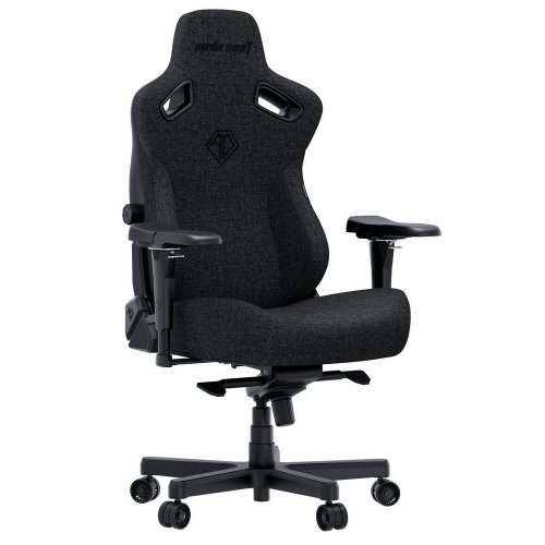 Купити Ігрове крісло Anda Seat Kaiser 3 Pro XL Fabric (AD12YDC-XL-01-GB-PV/F-G01) Dark Gray - ціна в Києві, Львові, Вінниці, Хмельницькому, Франківську, Україні | інтернет-магазин TELEMART.UA фото