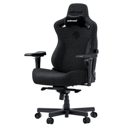 Купити Ігрове крісло Anda Seat Kaiser 3 Pro XL Fabric (AD12YDC-XL-01-GB-PV/F-G01) Dark Gray - ціна в Києві, Львові, Вінниці, Хмельницькому, Франківську, Україні | інтернет-магазин TELEMART.UA фото