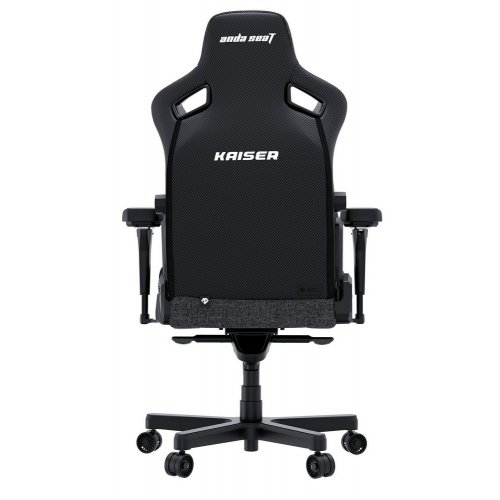 Купити Ігрове крісло Anda Seat Kaiser 3 Pro XL Fabric (AD12YDC-XL-01-GB-PV/F-G01) Dark Gray - ціна в Києві, Львові, Вінниці, Хмельницькому, Франківську, Україні | інтернет-магазин TELEMART.UA фото