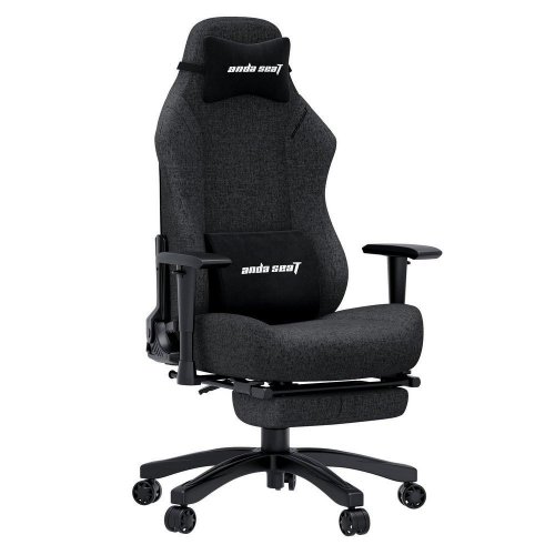 Игровое кресло Anda Seat Luna Pro L Fabric (AD18T-44-GB-F) Dark Gray купить в Украине: Киев, Днепр, Харьков, Одесса  | Низкая цена, отзывы, характеристики от TELEMART фото