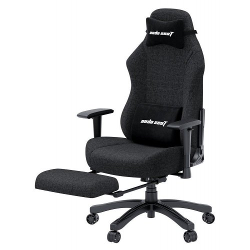 Игровое кресло Anda Seat Luna Pro L Fabric (AD18T-44-GB-F) Dark Gray купить в Украине: Киев, Днепр, Харьков, Одесса  | Низкая цена, отзывы, характеристики от TELEMART фото