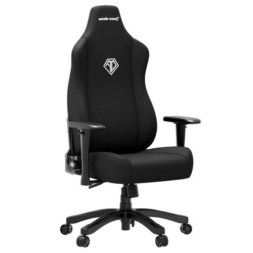 Игровое кресло Anda Seat Novis L Fabric (AD23-L-01-B-F) Black купить в Украине: Киев, Днепр, Харьков, Одесса  | Низкая цена, отзывы, характеристики от TELEMART фото
