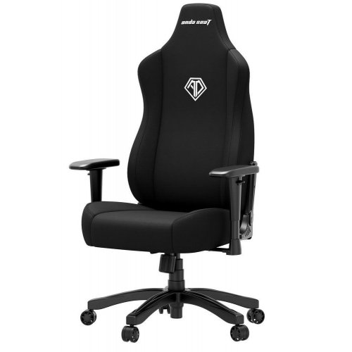Игровое кресло Anda Seat Novis L Fabric (AD23-L-01-B-F) Black купить в Украине: Киев, Днепр, Харьков, Одесса  | Низкая цена, отзывы, характеристики от TELEMART фото