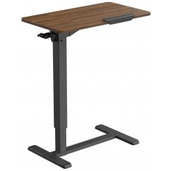 Приставний стіл з регулюванням висоти та нахилом стільниці OfficePro ODM320 Dark Wood/Black