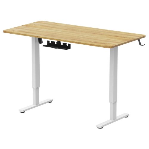Стіл з електро регулюванням висоти OfficePro ODE1470 Light Wood/White купити в Україні: Київ, Львів, Хмельницький, Тернопіль | Низька ціна, відгуки, характеристики від TELEMART фото