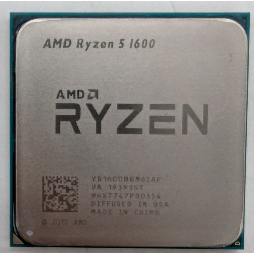 Процесор AMD Ryzen 5 1600 3.2(3.6)GHz sAM4 Tray (YD1600BBM6IAF) (Відновлено продавцем, 791565) купити з перевіркою сумісності: огляд, характеристики, ціна у Києві, Львові, Вінниці, Хмельницькому, Івано-Франківську, Україні | інтернет-магазин TELEMART.UA фото