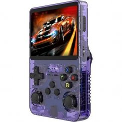 Портативная ретро-игровая консоль Data Frog R36s 64GB Purple