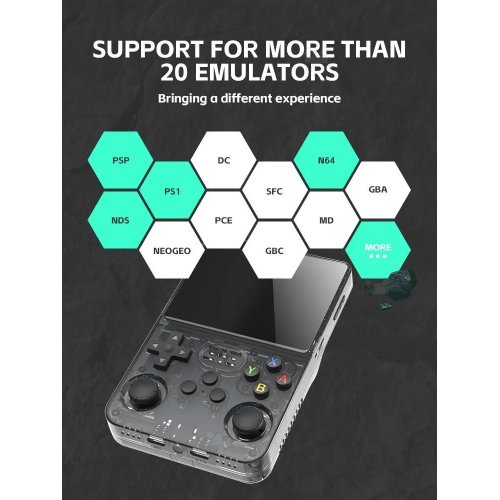 Купить Портативная ретро-игровая консоль Data Frog R36s 64GB Purple - цена в Харькове, Киеве, Днепре, Одессе
в интернет-магазине Telemart фото