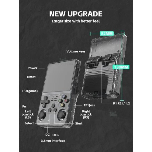 Купить Портативная ретро-игровая консоль Data Frog R36s 64GB Purple - цена в Харькове, Киеве, Днепре, Одессе
в интернет-магазине Telemart фото