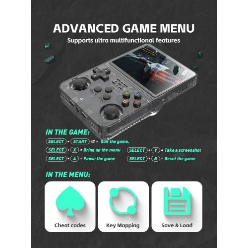 Купить Портативная ретро-игровая консоль Data Frog R36s 64GB Purple - цена в Харькове, Киеве, Днепре, Одессе
в интернет-магазине Telemart фото