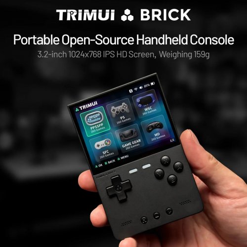 Купить Портативная ретро-игровая консоль Data Frog Trimui Brick 64GB Purple - цена в Харькове, Киеве, Днепре, Одессе
в интернет-магазине Telemart фото