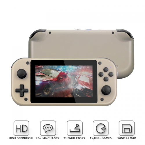 Купить Портативная ретро-игровая консоль Data Frog M17 64GB Beige - цена в Харькове, Киеве, Днепре, Одессе
в интернет-магазине Telemart фото