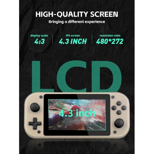 Купить Портативная ретро-игровая консоль Data Frog M17 64GB Beige - цена в Харькове, Киеве, Днепре, Одессе
в интернет-магазине Telemart фото