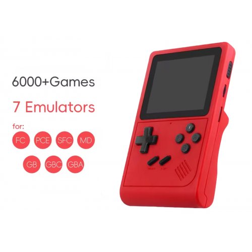 Купить Портативная ретро-игровая консоль Data Frog GB300 8GB Red - цена в Харькове, Киеве, Днепре, Одессе
в интернет-магазине Telemart фото