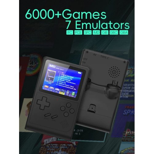 Купить Портативная ретро-игровая консоль Data Frog GB300 8GB Red - цена в Харькове, Киеве, Днепре, Одессе
в интернет-магазине Telemart фото