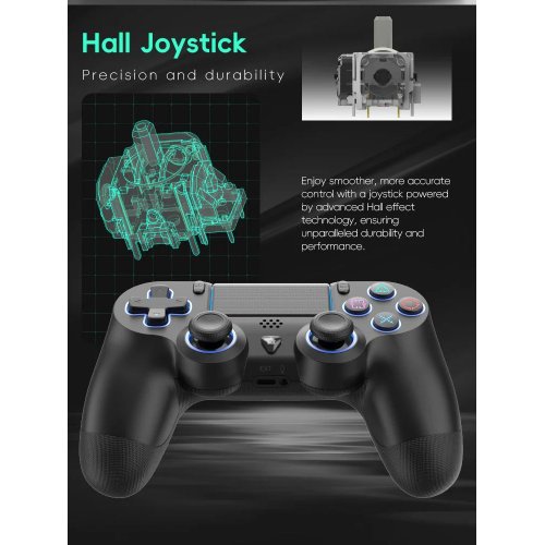 Купити Ігровий контролер Data Frog P03 Wireless Black - ціна в Києві, Львові, Вінниці, Хмельницькому, Франківську, Україні | інтернет-магазин TELEMART.UA фото