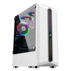 Корпус 1stPlayer RB-3-R1-WH Color LED без БП White (Відновлено продавцем, 791586)
